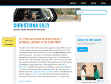 Tablet Screenshot of christianalilly.com